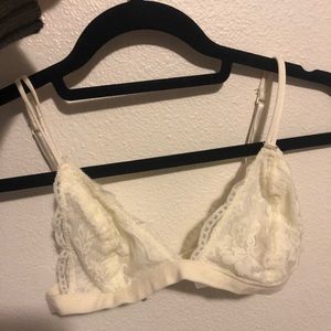 White bralette